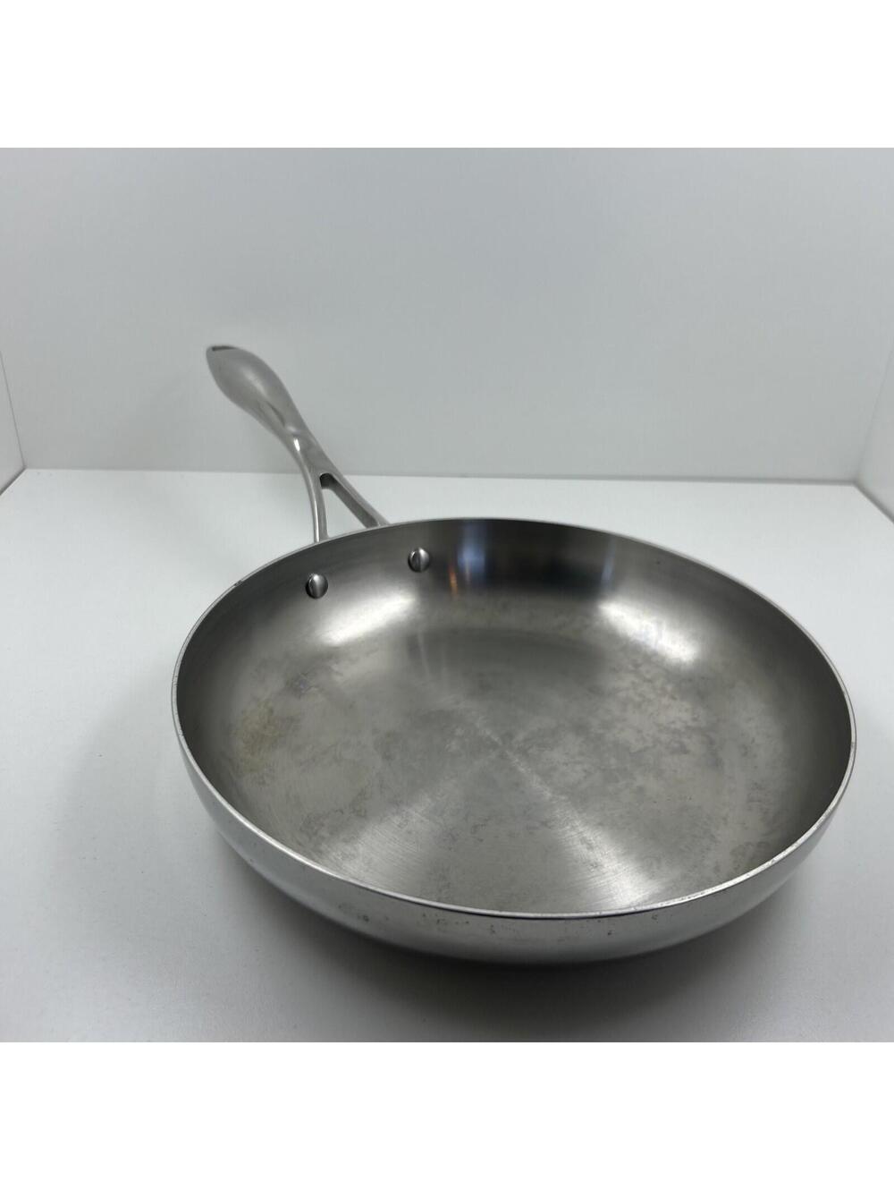 Tupperware Chef Series 9.5in Fry Saute Pan Stainless Steel No lid.